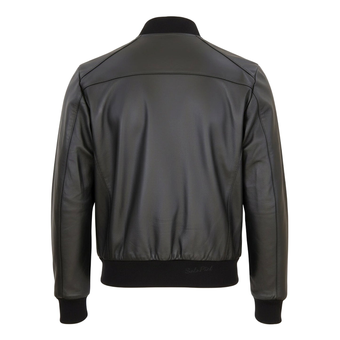 Chamarra de Piel de Borrego Para Caballero Estilo Bomber con Cardigan Bayron