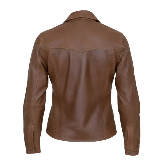 Camisa de Piel Para Dama Estilo Vaquero