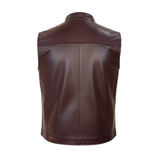 Chaleco de Piel de Borrego para Caballero Con Forro de Borrega Sintética Julio