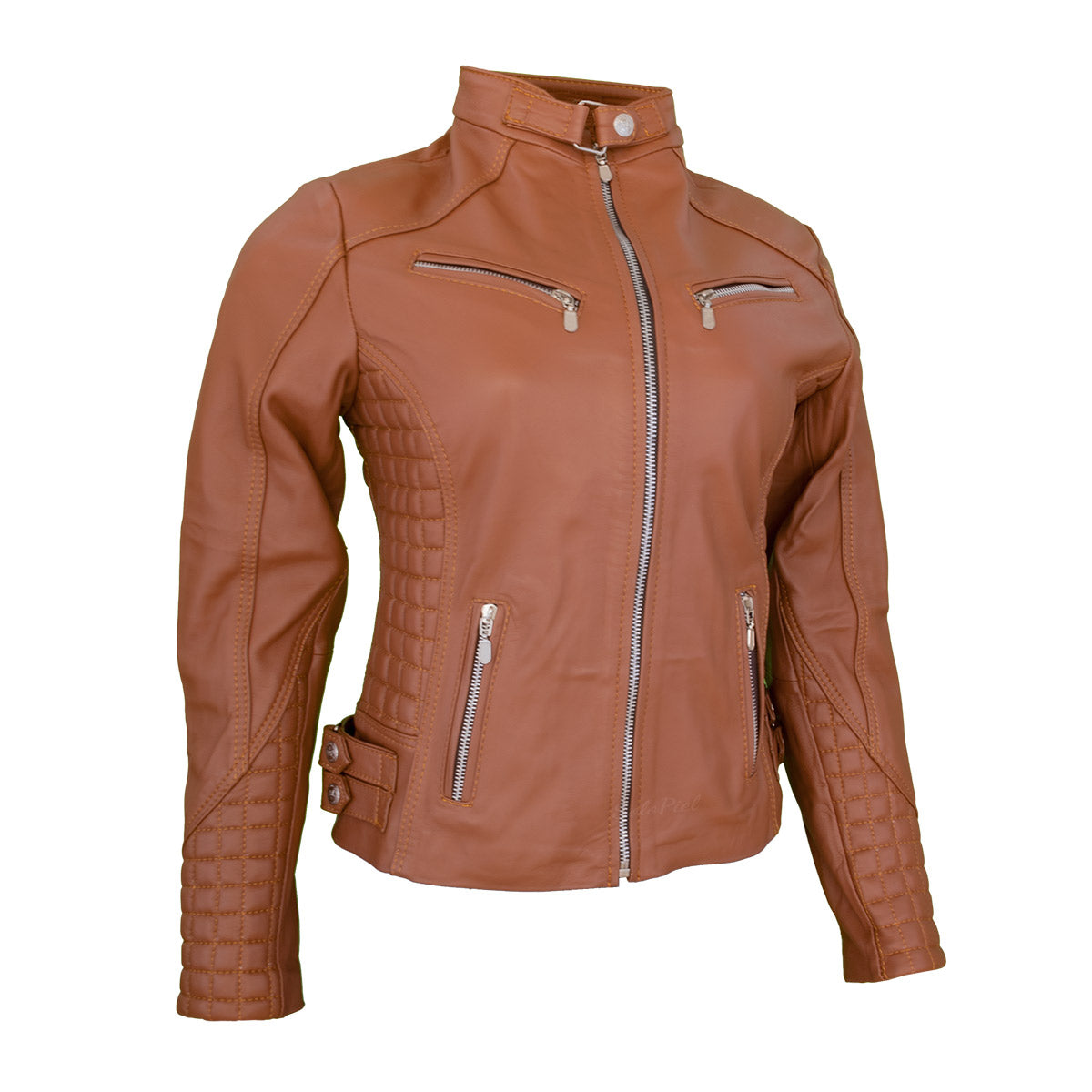 Chamarra de Piel de Borrego para Dama Corta Slim Diana