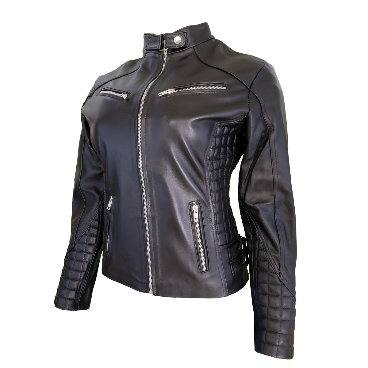 Chamarra de Piel de Borrego para Dama Corta Slim Diana