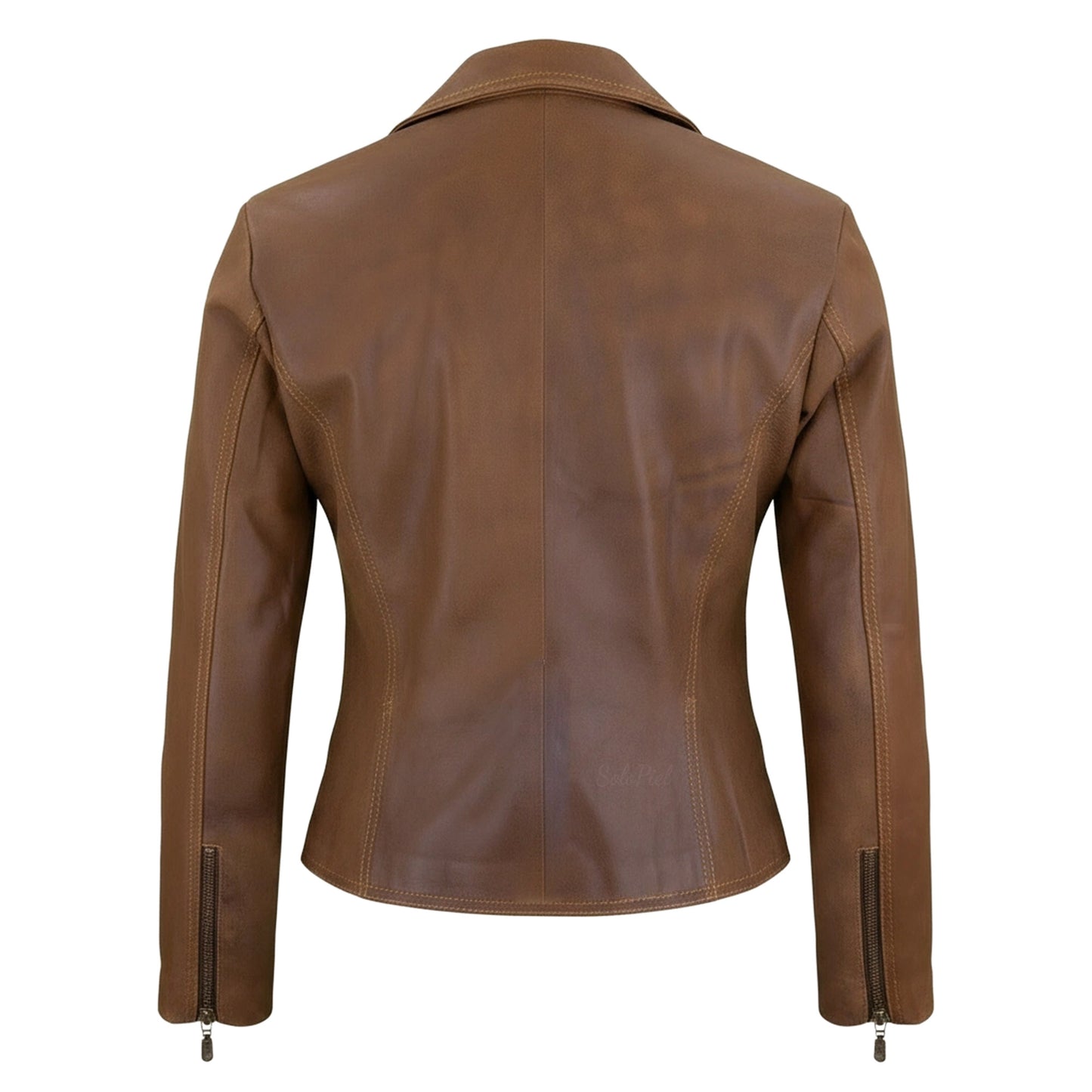 Chamarra  de Piel de Borrego para Dama Cruzada Fatima