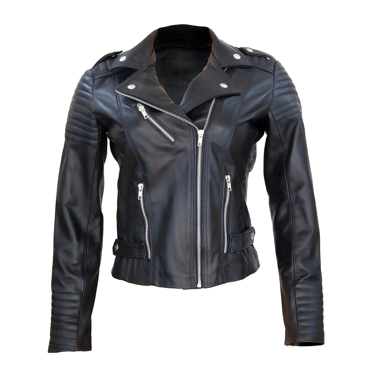 Chamarra de Piel de Borrego para Dama Torera Slim Rockera Galilea