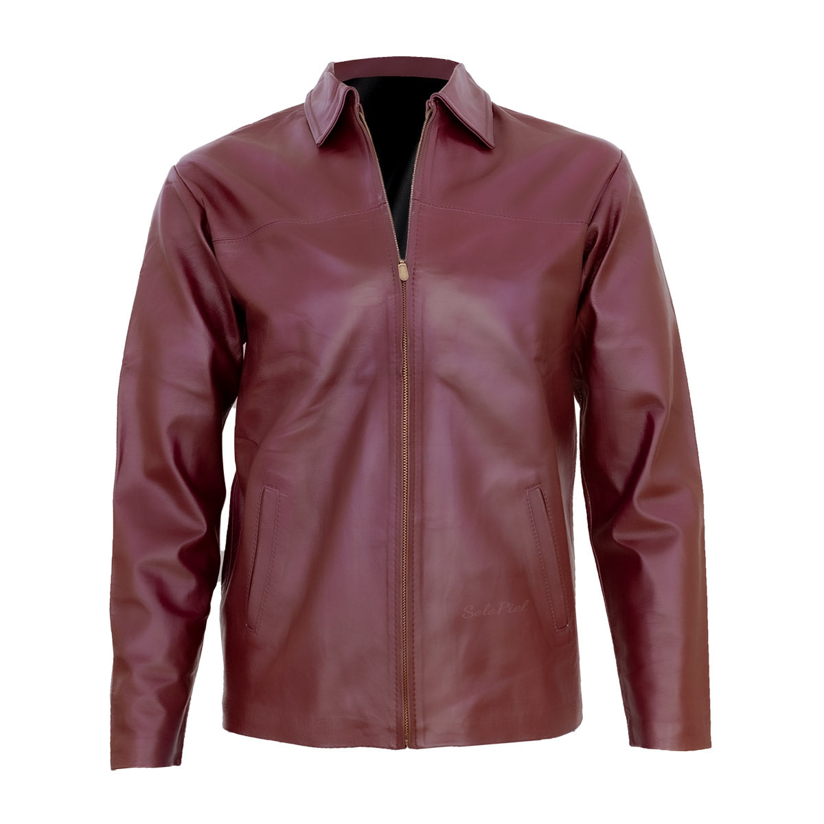 Chamarra Piel Chamarra Slim Fit Para Hombre Solopiel Net Chamarra