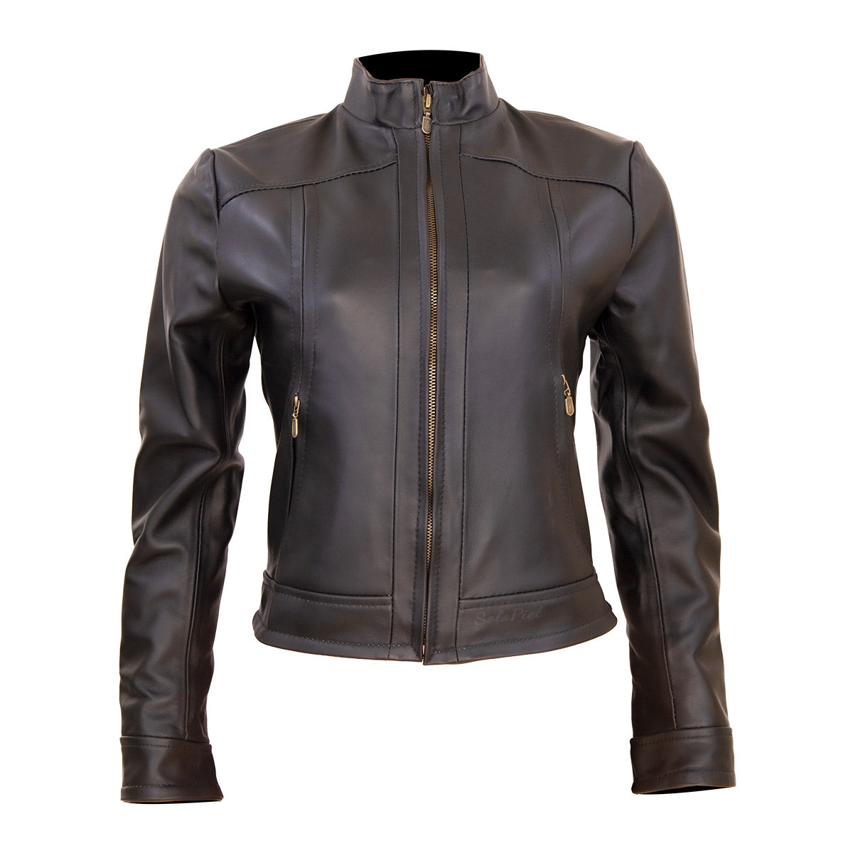 Chamarra de Piel de Borrego para Dama Torera Slim Jade โ