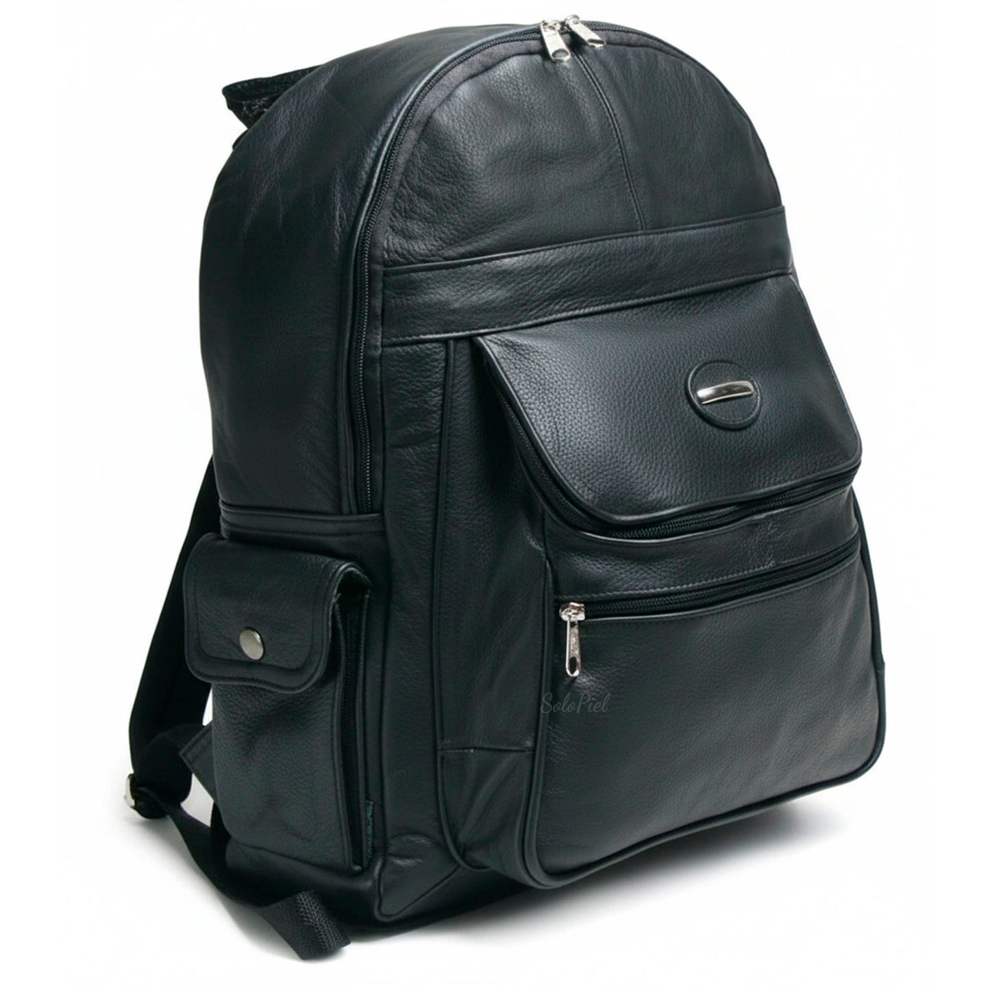 Mochila Backpack de Piel con Hombrera Cruzada