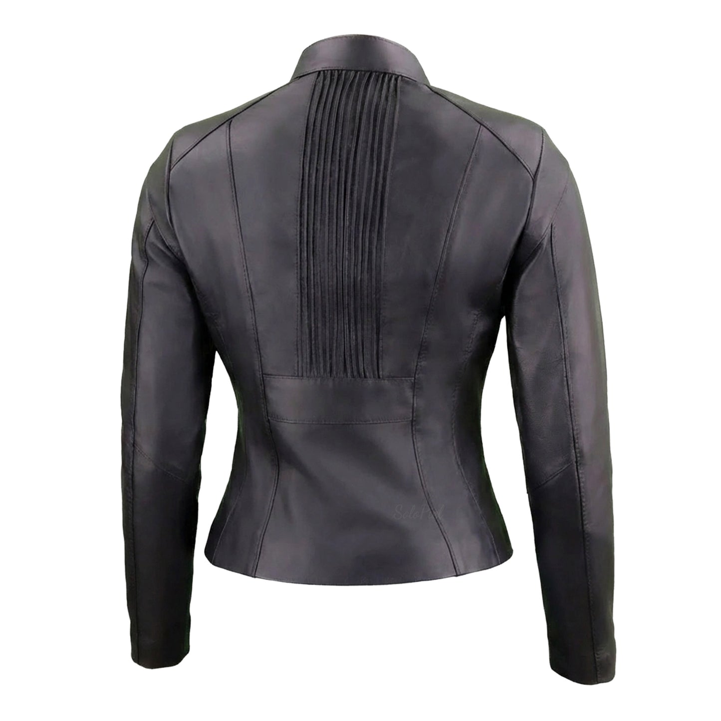 Chamarra de Piel de Borrego Con Detalles Drapeados para Dama Marisol