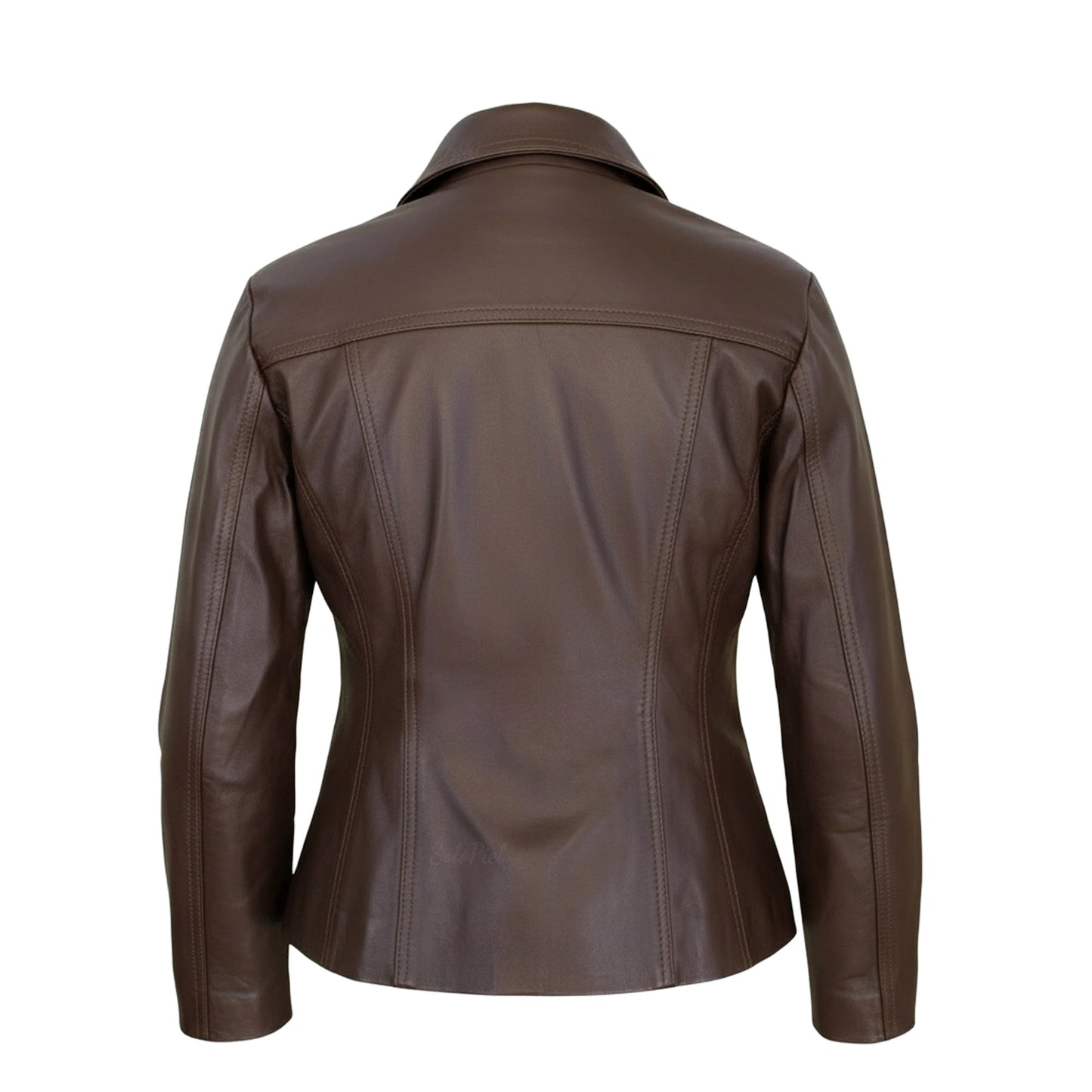 Chamarra de Piel de Borrego para Dama Cuello Sport Plus