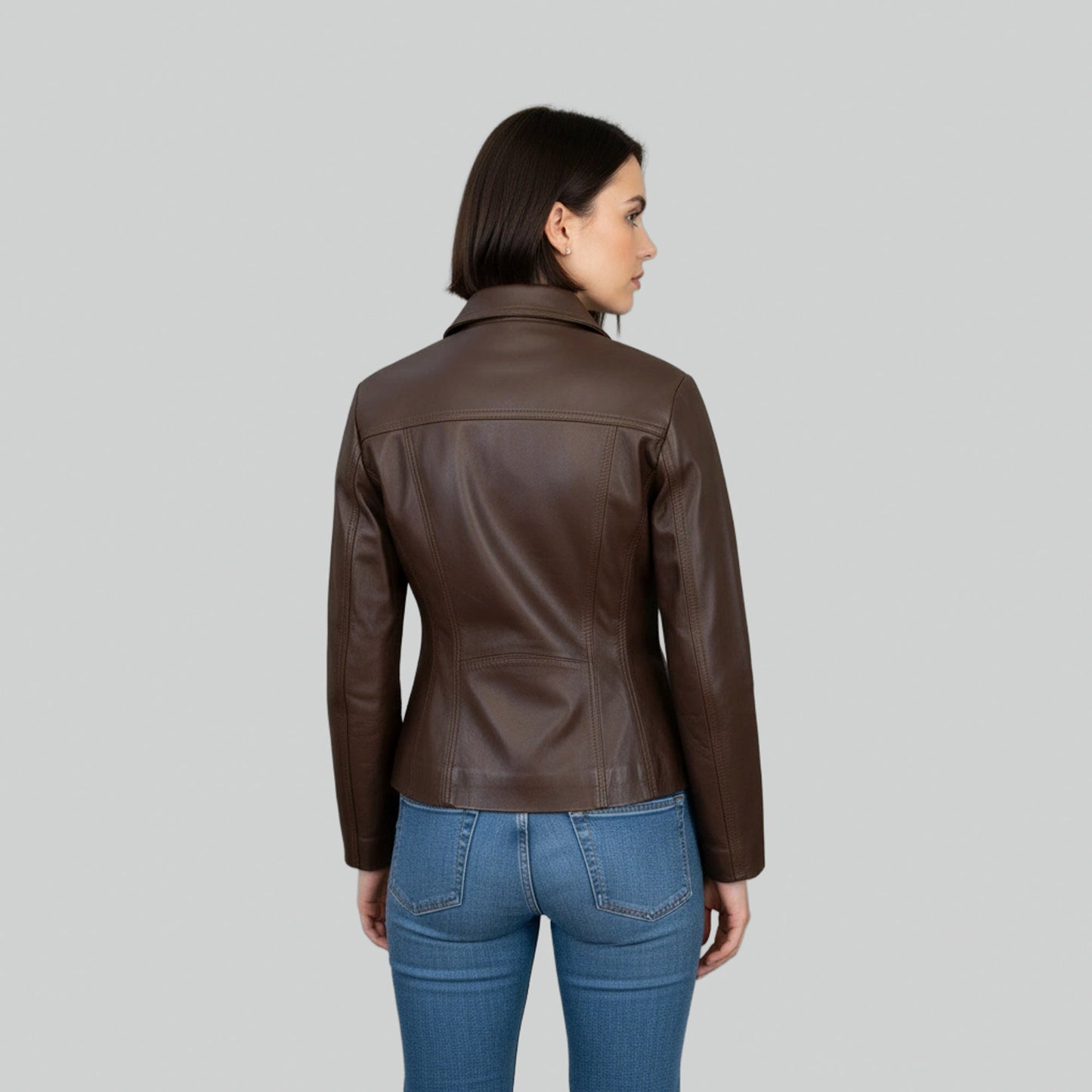 Chamarra de Piel de Borrego para Dama Cuello Sport Plus