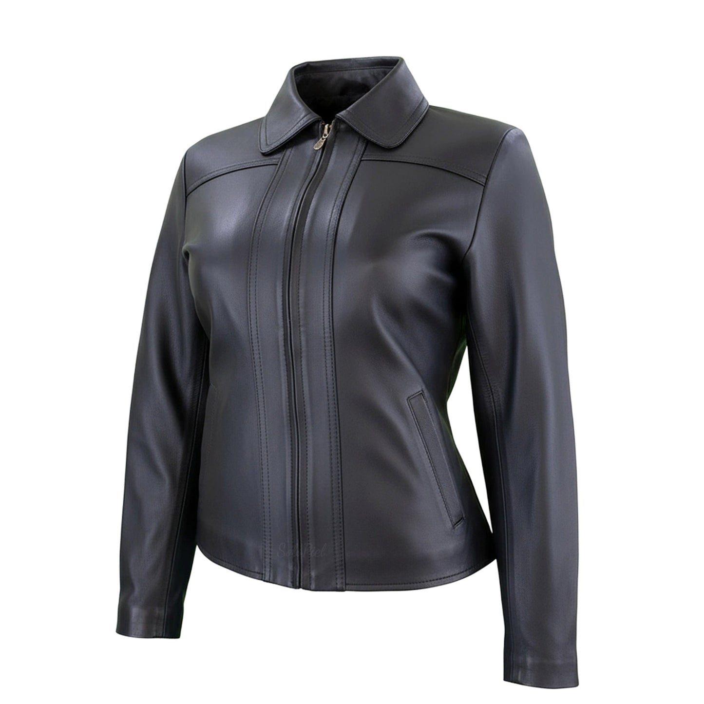 Chamarra de Piel de Borrego para Dama Cuello Sport Plus
