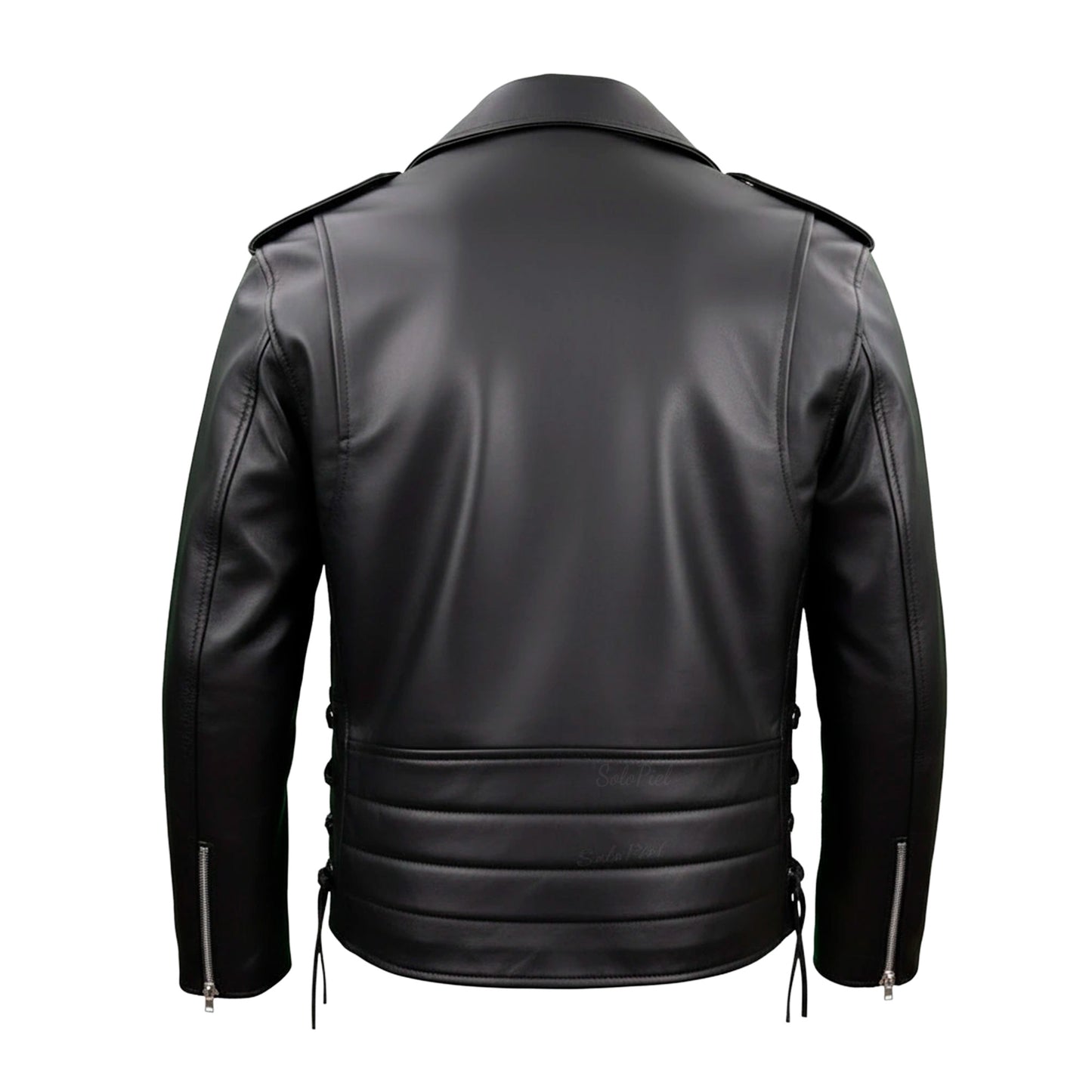 Chamarra de Piel de Borrego para Caballero Rockera Ligera