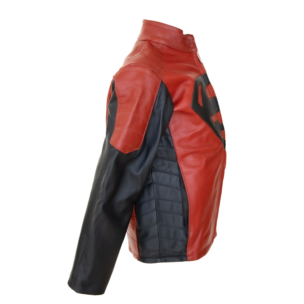 Chamarra de Piel  Estilo Superman Para Niño