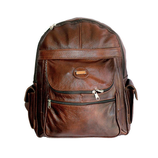 Mochila de Piel Backpack Cruzada