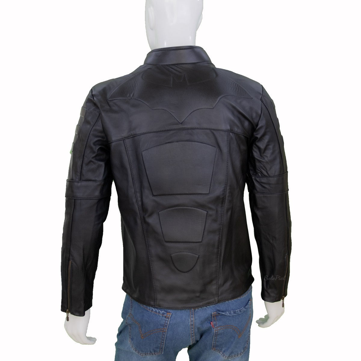Chamarra de Piel de Borrego para Caballero Estilo Batman