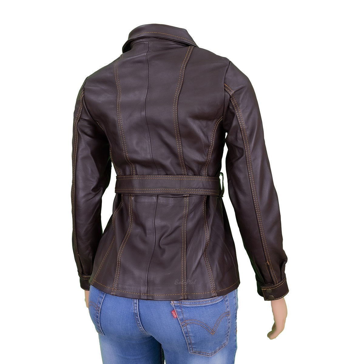 Chamarra de Piel de Borrego para Dama Corte Cazadora Miriam