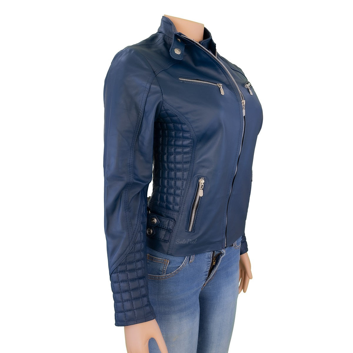 Chamarra de Piel de Borrego para Dama Corta Slim Diana