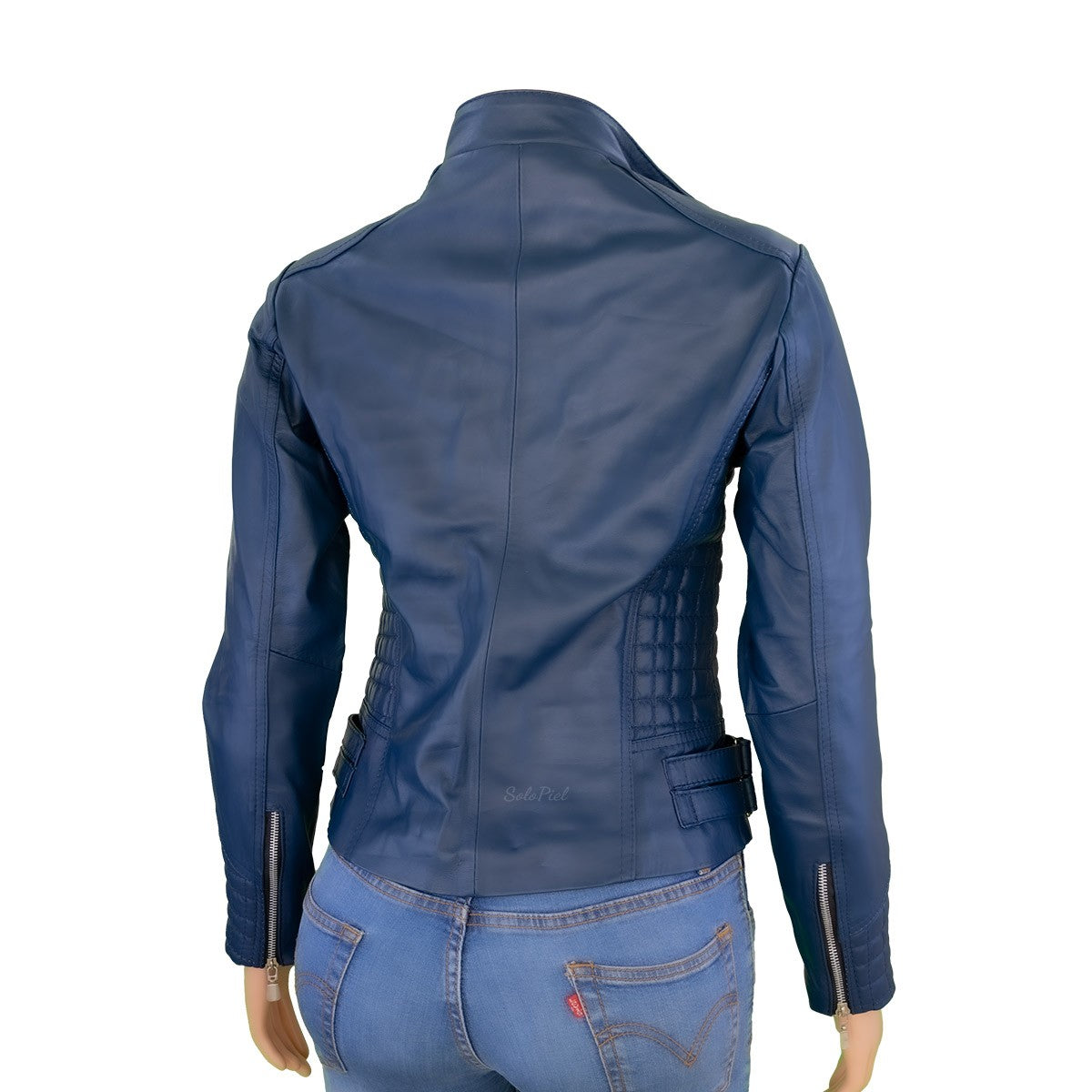 Chamarra de Piel de Borrego para Dama Corta Slim Diana