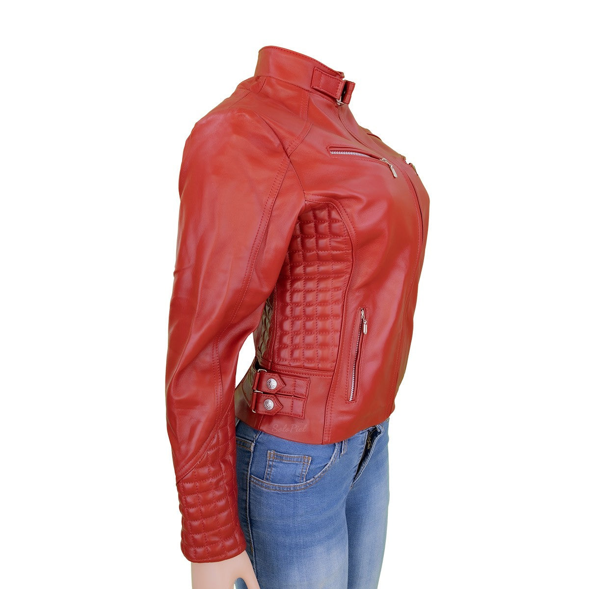 Chamarra de Piel de Borrego para Dama Corta Slim Diana