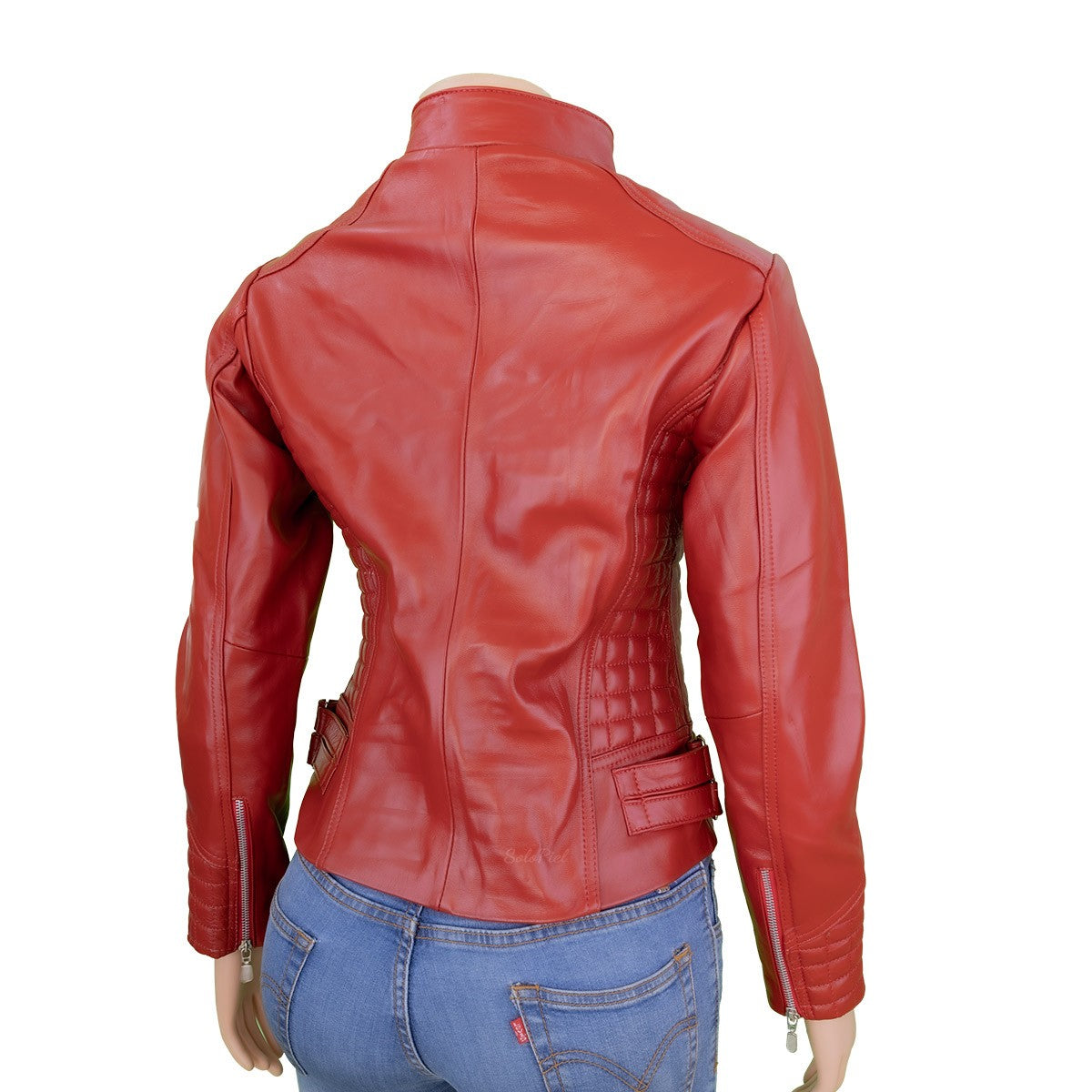 Chamarra de Piel de Borrego para Dama Corta Slim Diana