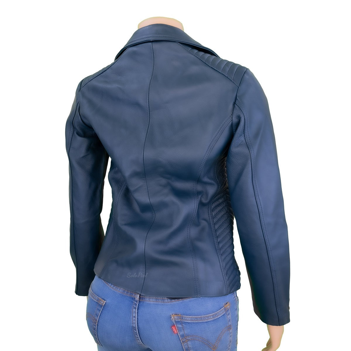 Chamarra de Piel de Borrego para Dama Cierre Cruzado Mara