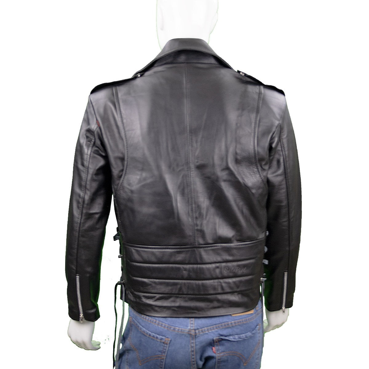 Chamarra de Piel de Borrego para Caballero Rockera Ligera