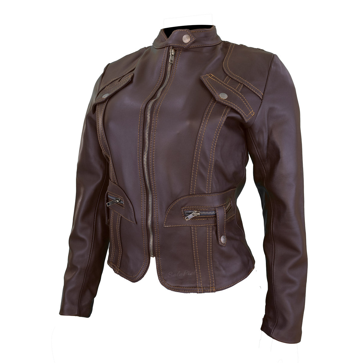 Chamarra de Piel de Borrego para Dama Corta Torera Jessy