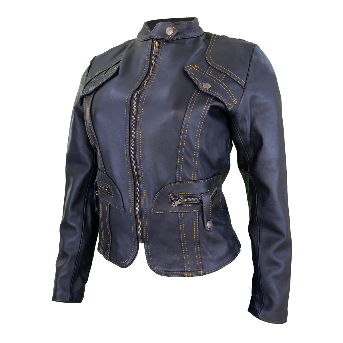 Chamarra de Piel de Borrego para Dama Corta Torera Jessy