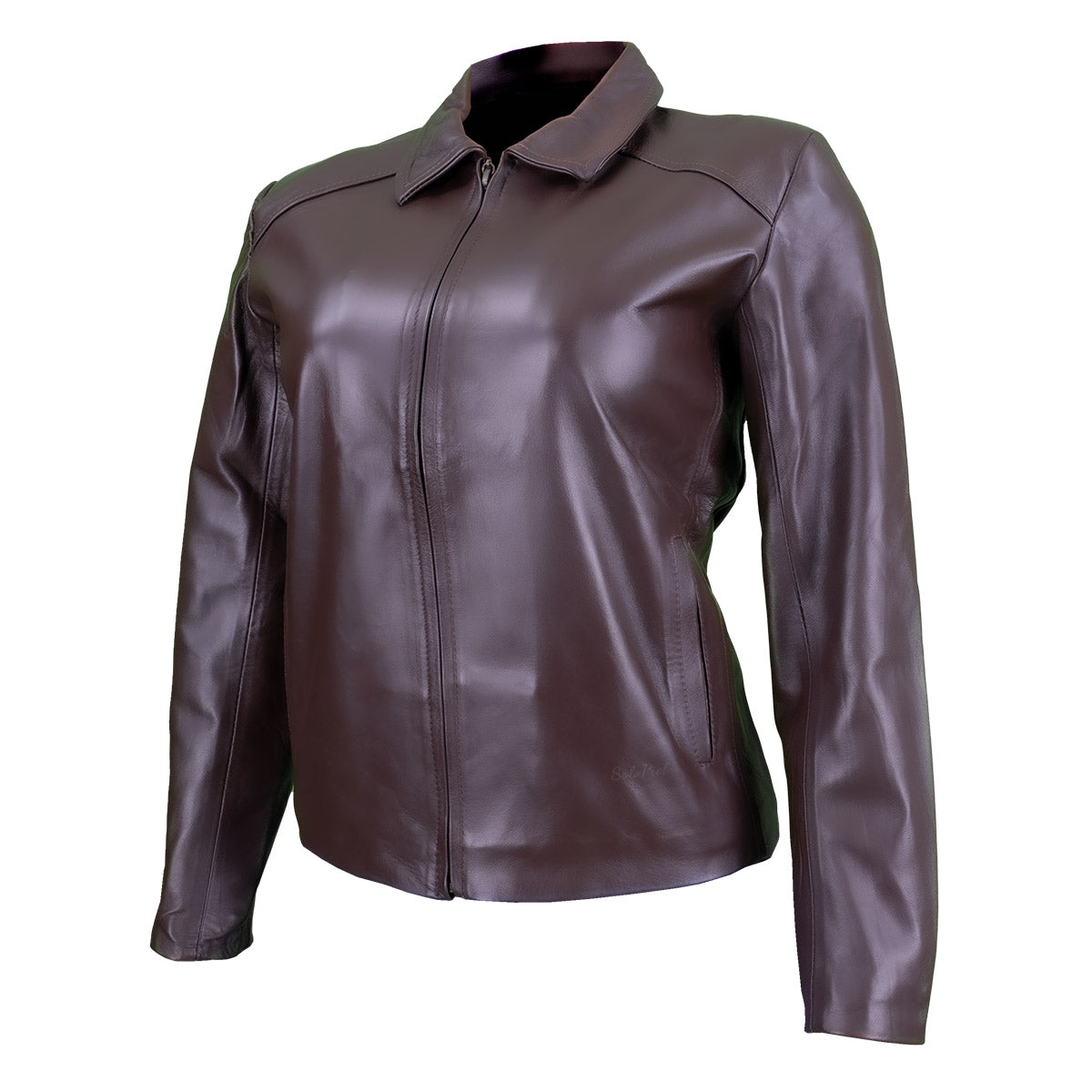 Chamarra de Piel de Borrego para Dama Cuello Sport Reina