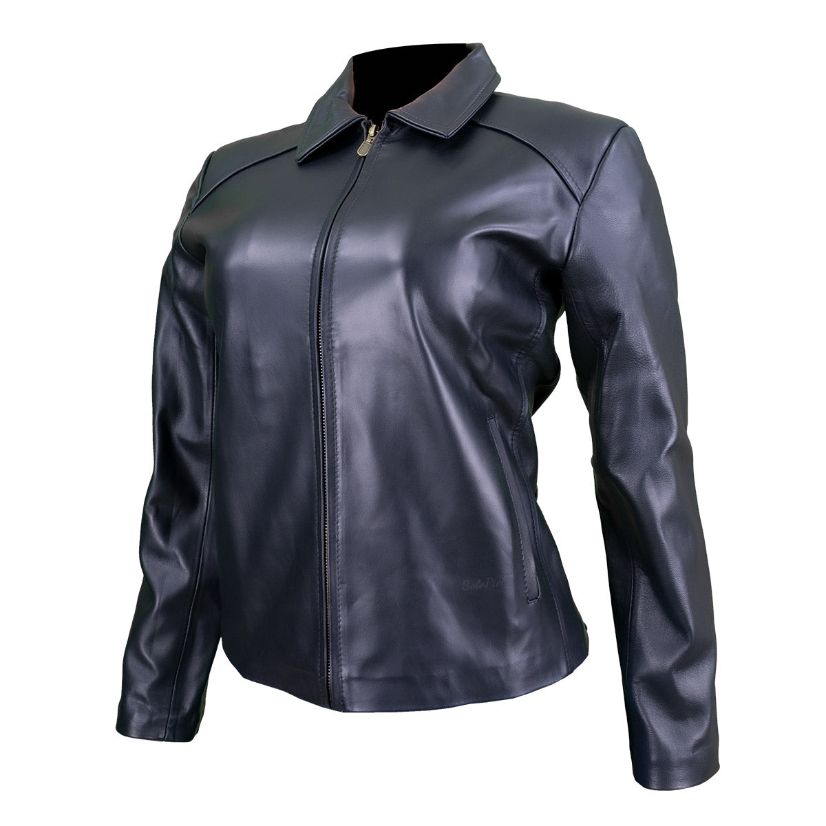 Chamarra de Piel de Borrego para Dama Cuello Sport Reina