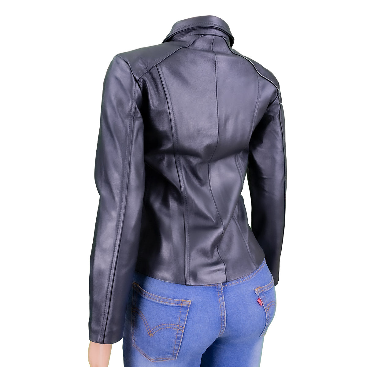 Chamarra de Piel de Borrego para Dama Cuello Sport Reina