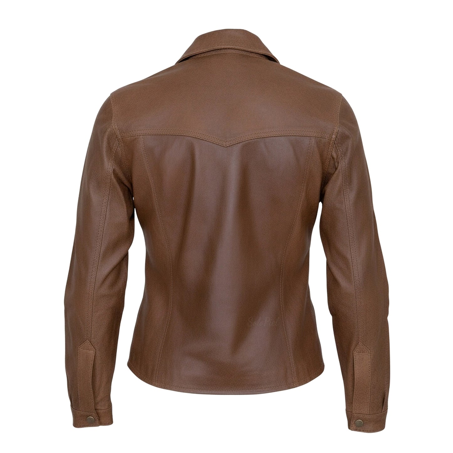 Camisa de Piel Para Dama Estilo Vaquero