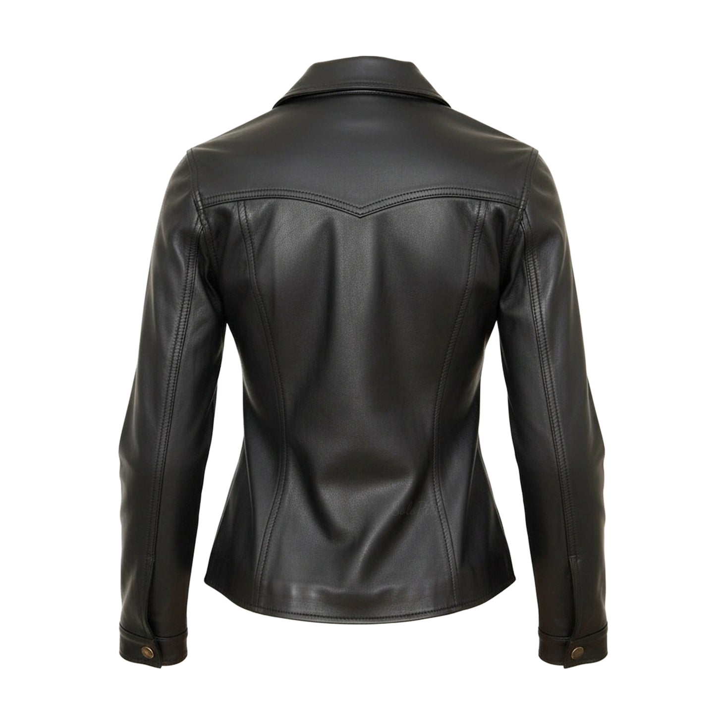 Camisa de Piel Para Dama Estilo Vaquero