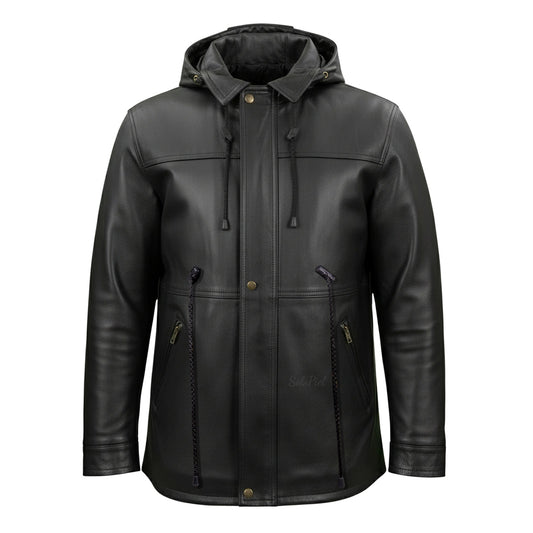 Chamarra de Piel de Borrego para Caballero Corte Cazadora