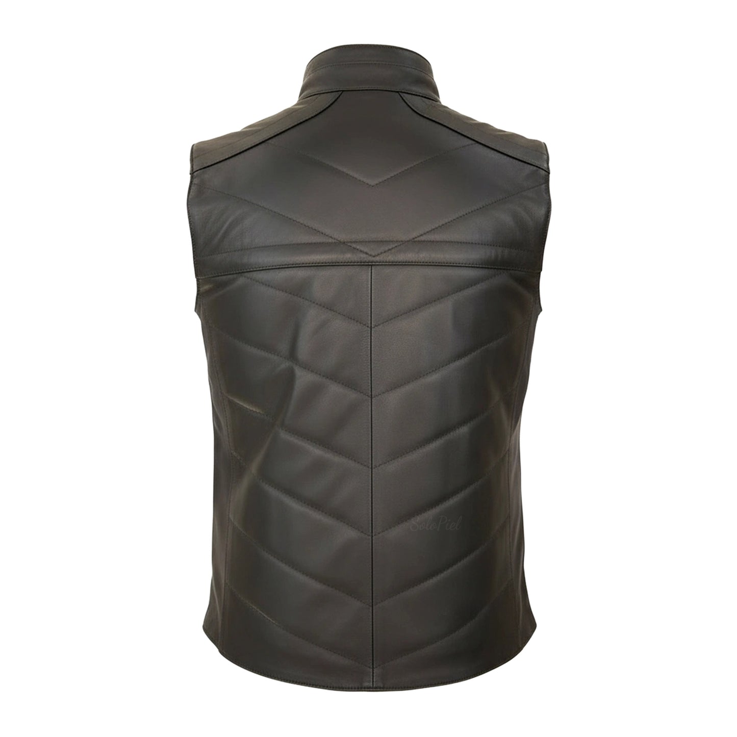Chaleco de Piel de Borrego Combinado para Caballero Jhony