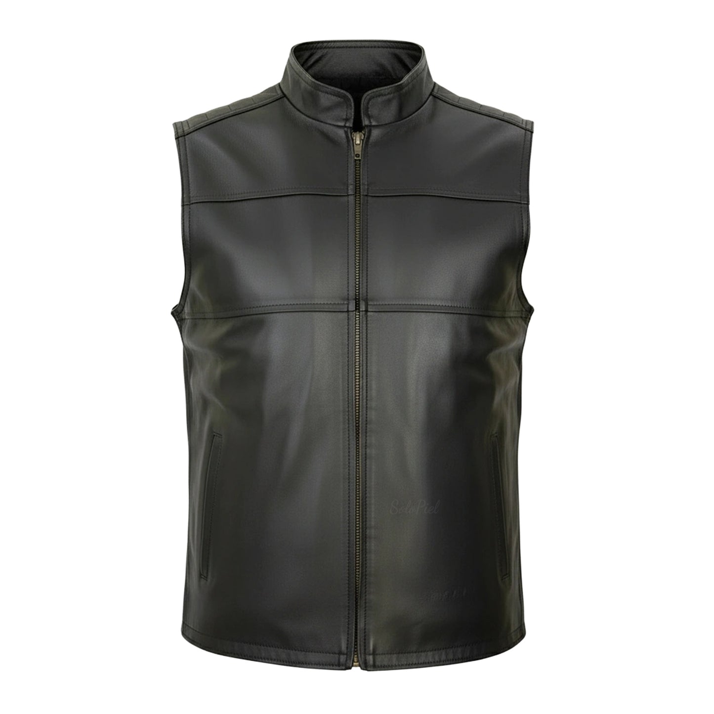 Chaleco de Piel de Borrego para Caballero Con Forro de Borrega Sintética Julio