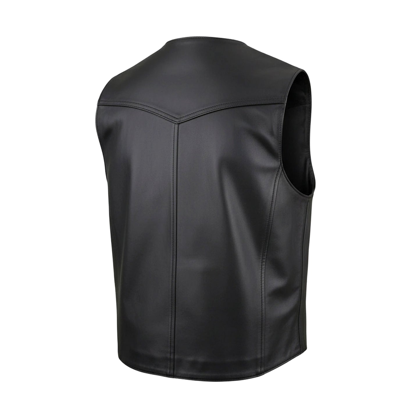 Chaleco de Piel de Borrego para Caballero Estilo Vaquero