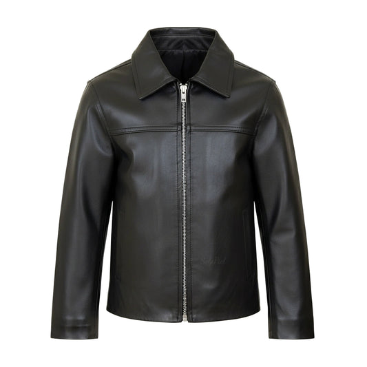 Chamarra de Piel Corte Italiano Para Niño