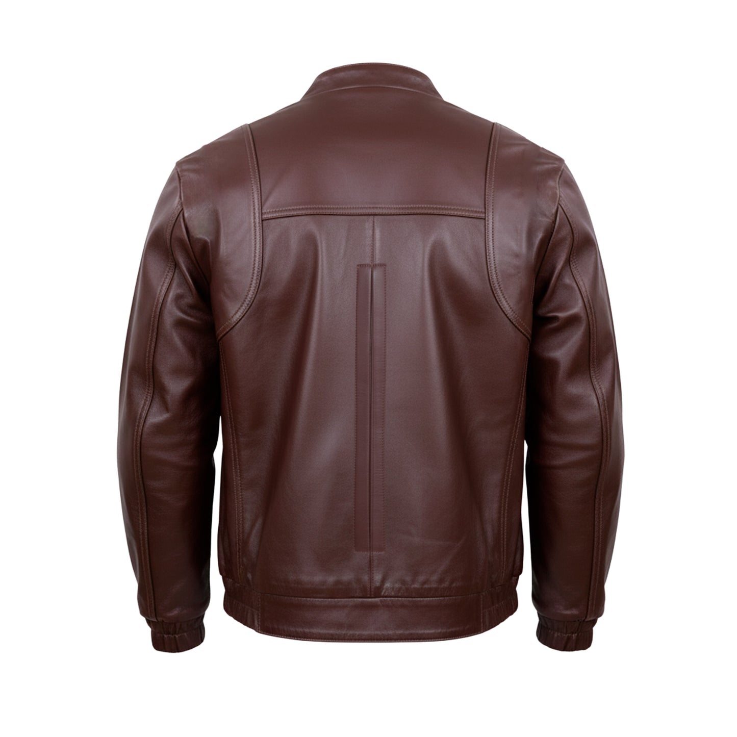 Chamarra de Piel de Borrego para Caballero Con Elástico Y Cuello Mao Deportiva