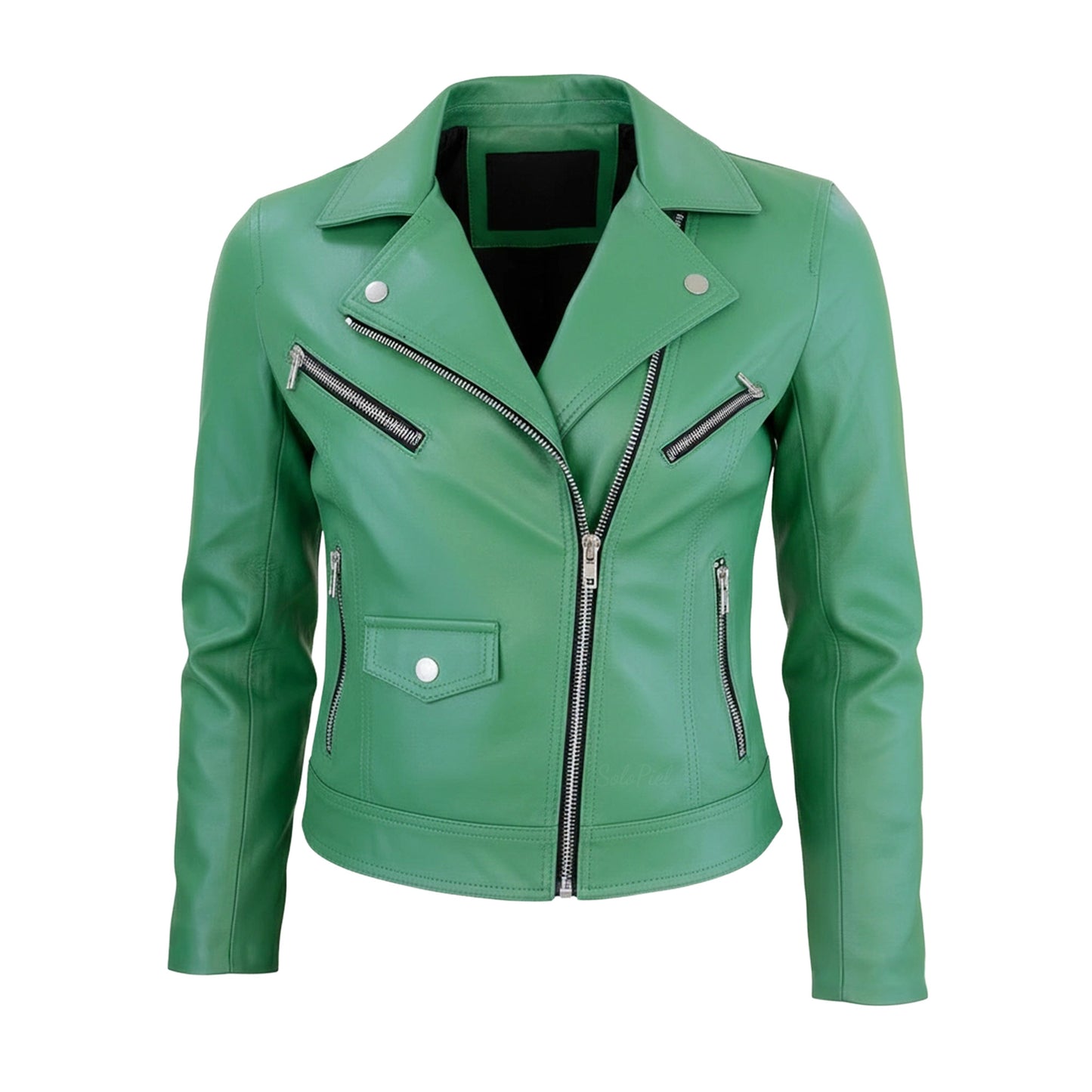 Chamarra  de Piel de Borrego para Dama Cruzada Fatima