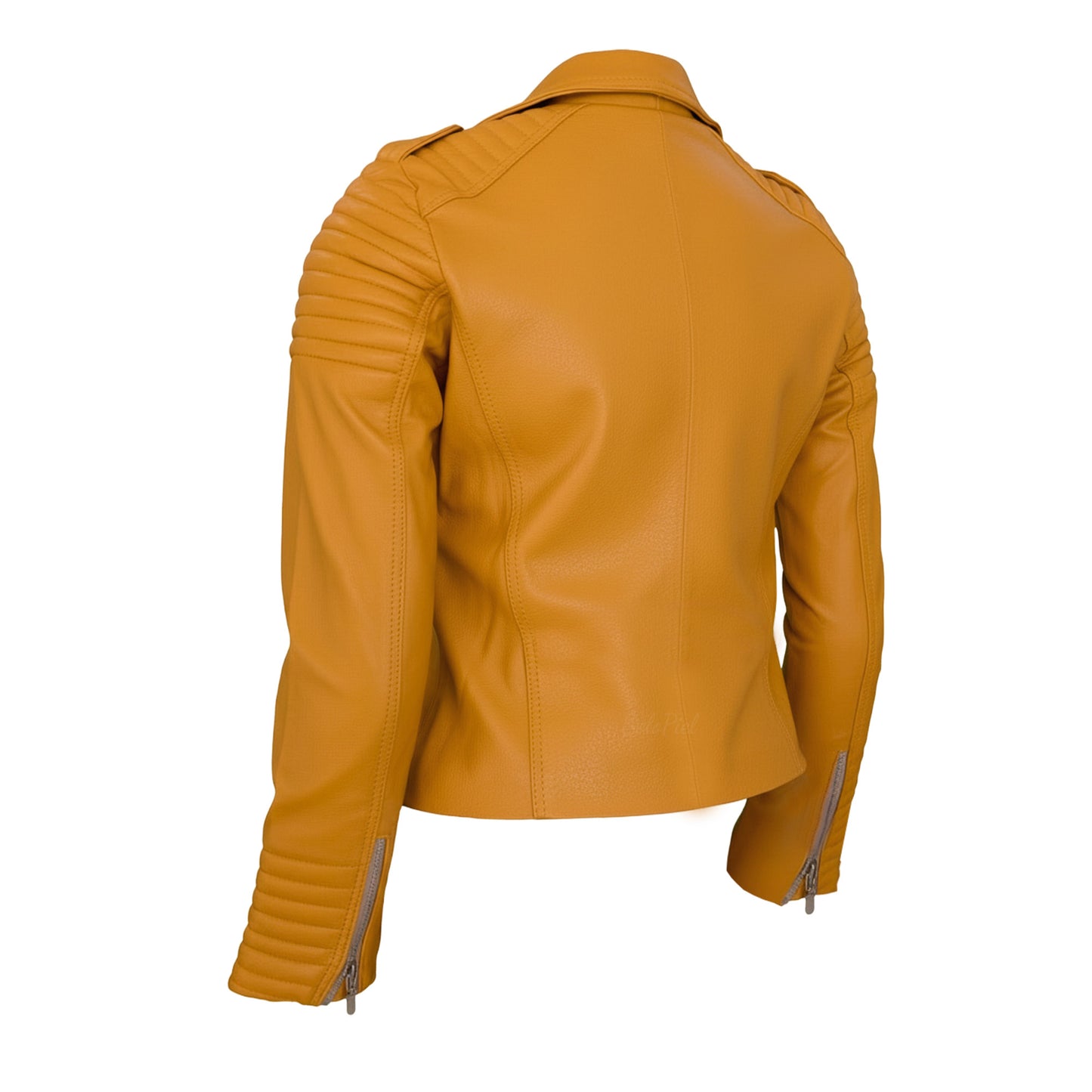 Chamarra de Piel de Borrego para Dama Torera Slim Rockera Galilea