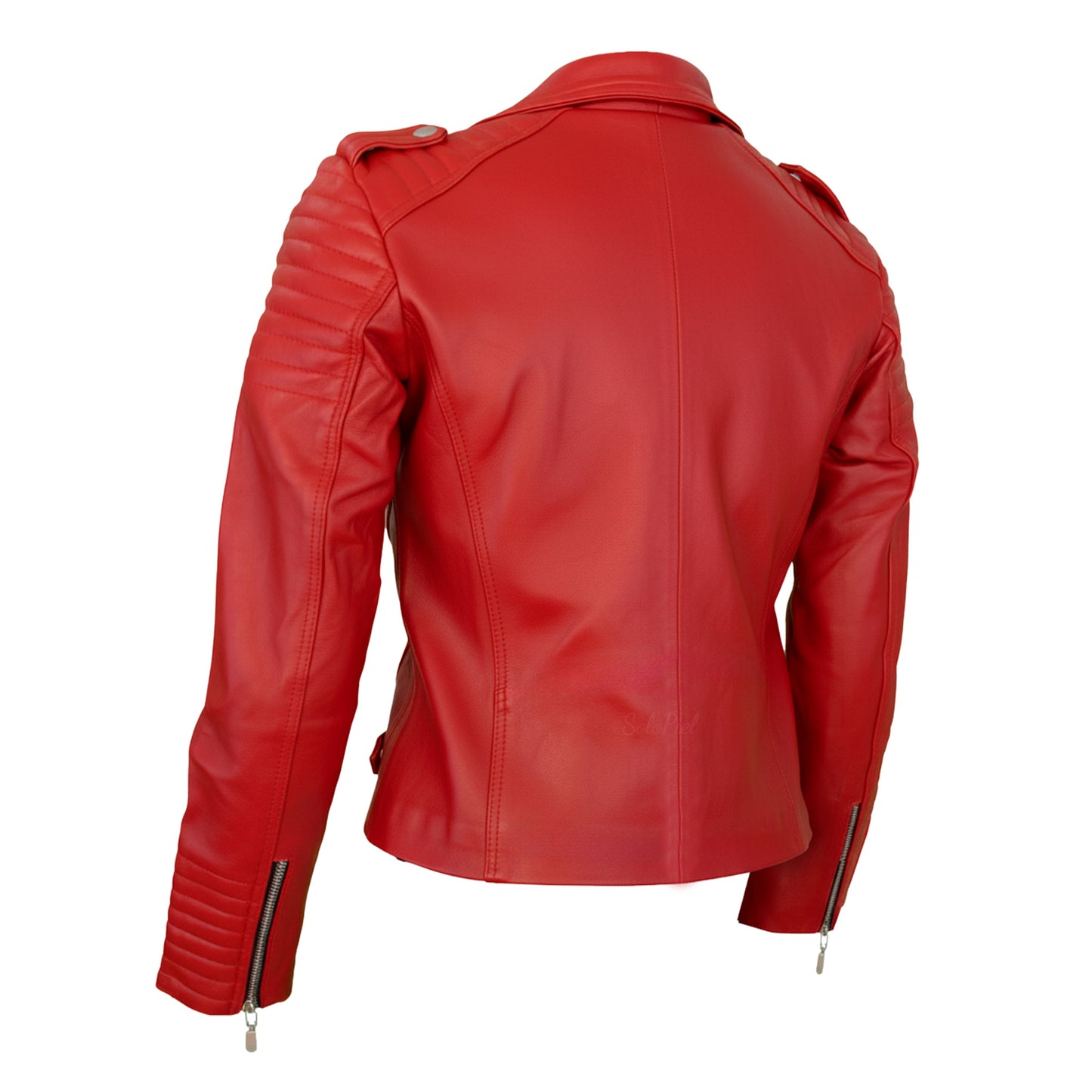 Chamarra de Piel de Borrego para Dama Torera Slim Rockera Galilea