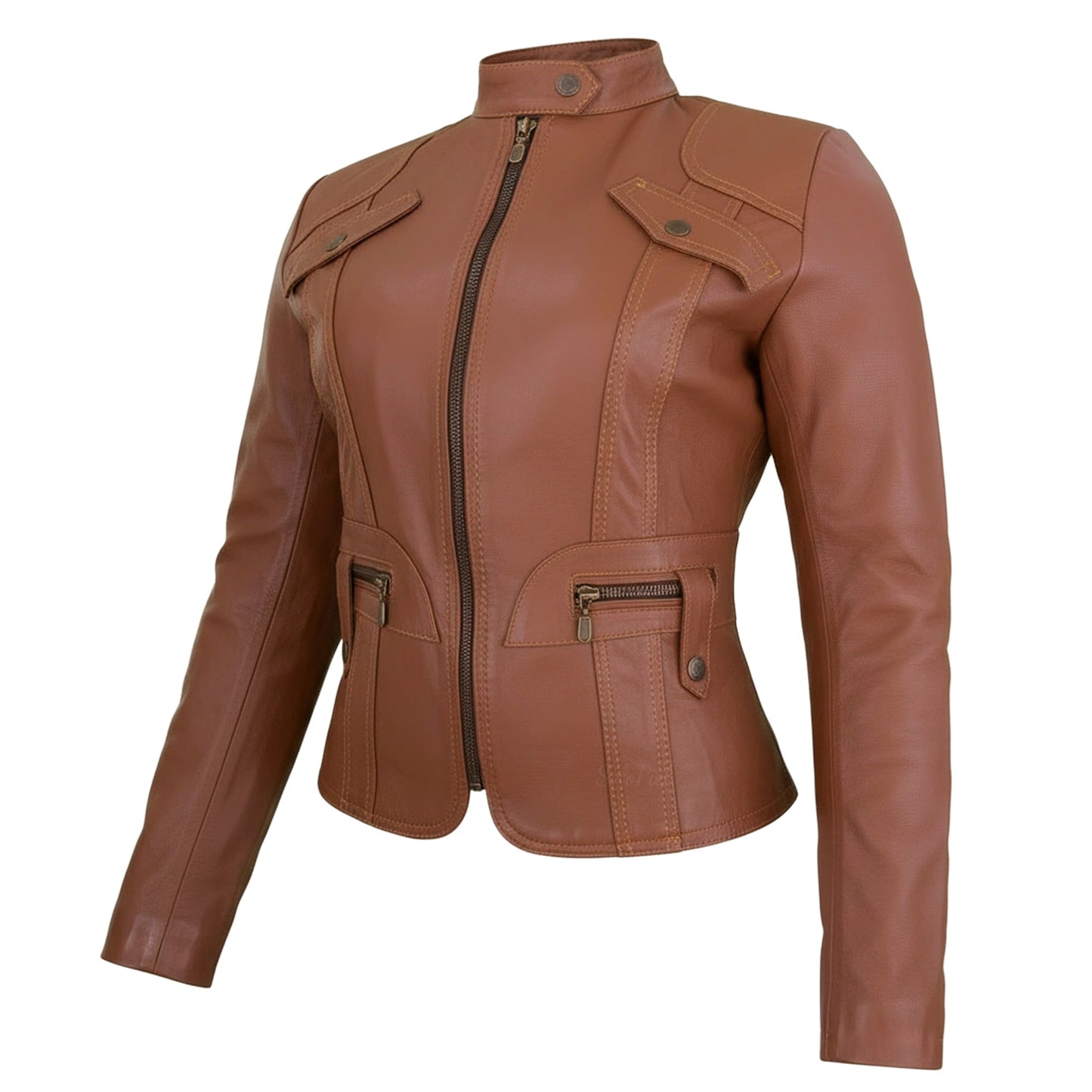 Chamarra de Piel de Borrego para Dama Corta Torera Jessy