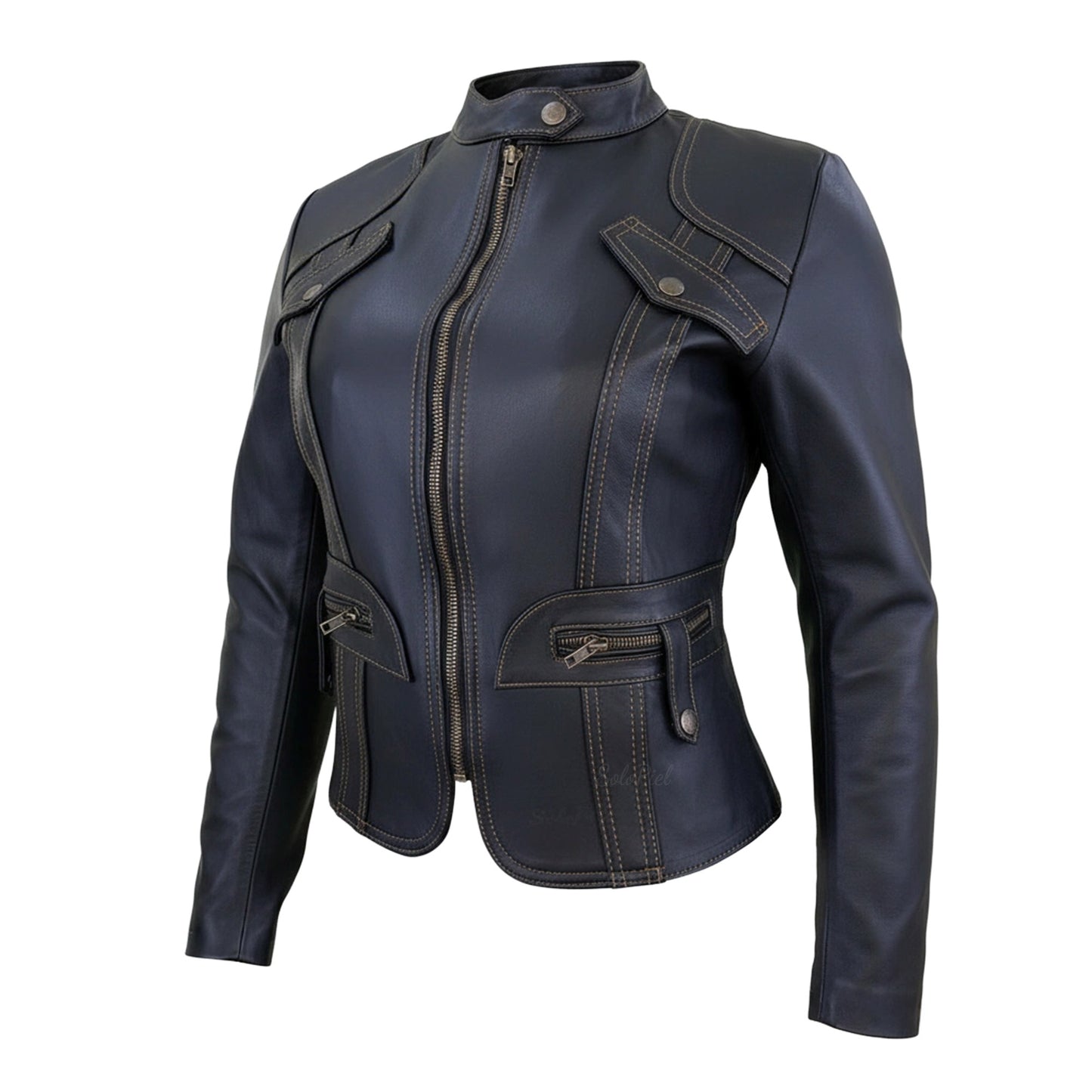 Chamarra de Piel de Borrego para Dama Corta Torera Jessy