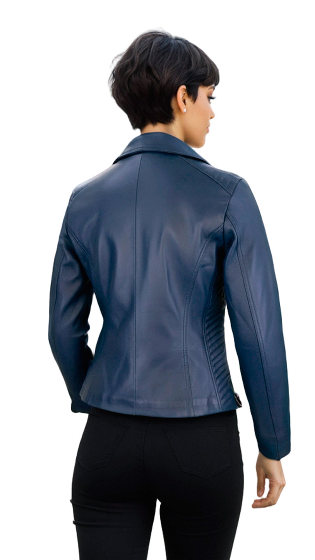 Chamarra de Piel de Borrego para Dama Cierre Cruzado Mara