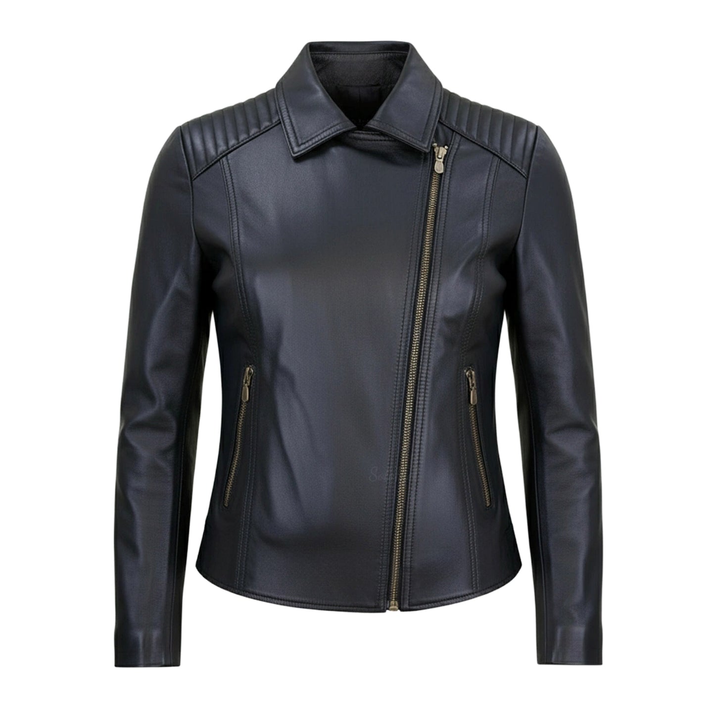 Chamarra de Piel de Borrego para Dama Cierre Cruzado Mara