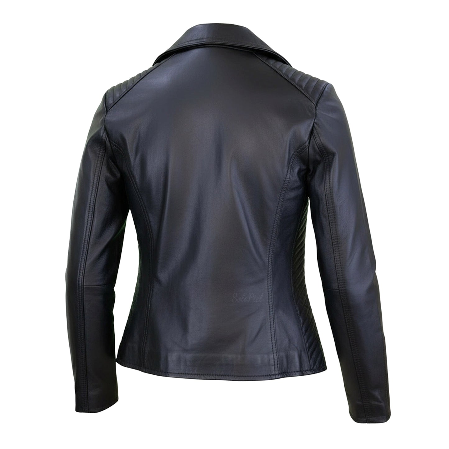 Chamarra de Piel de Borrego para Dama Cierre Cruzado Mara