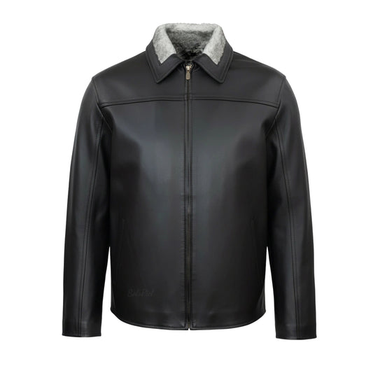 Chamarra de Piel de Borrego para Caballero Forro de Lana Sintética Marcos