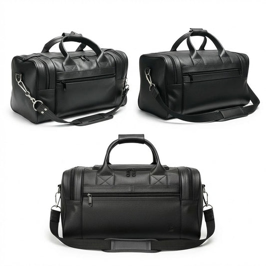 Juego de 3 Maletas Deportivas De Piel De Res Gruesa