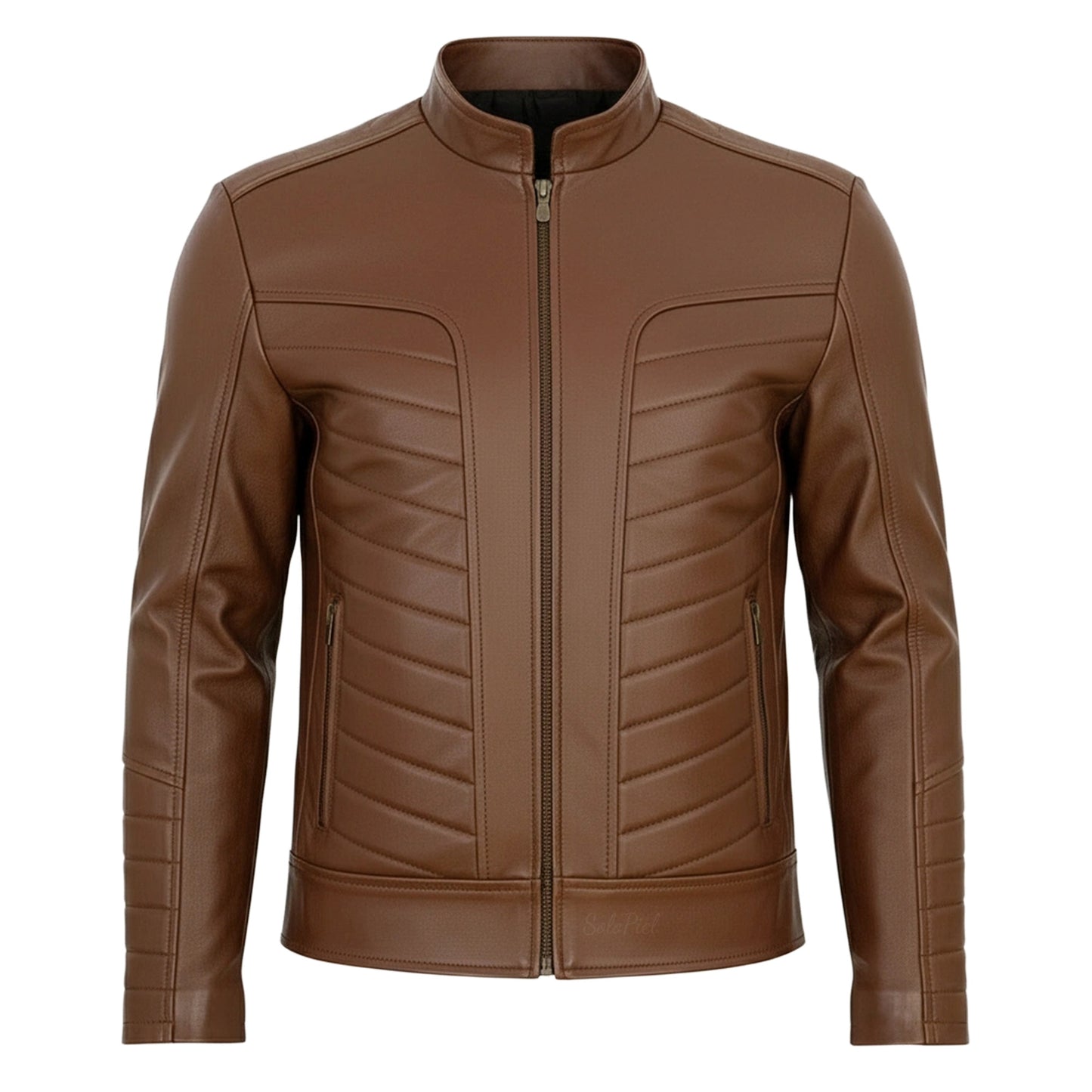 Chamarra de Piel de Borrego para Caballero Cuello Mao Robin