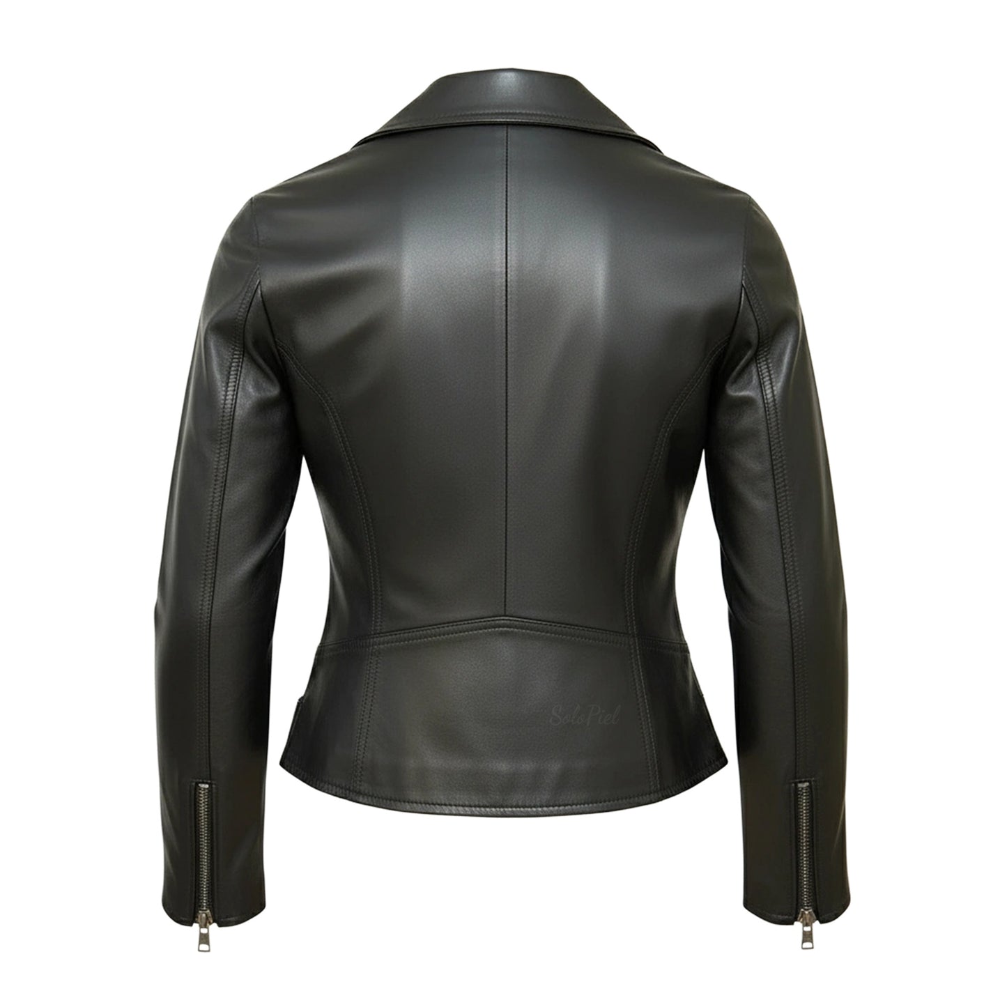 Chamarra de Piel Para Dama Rockerita